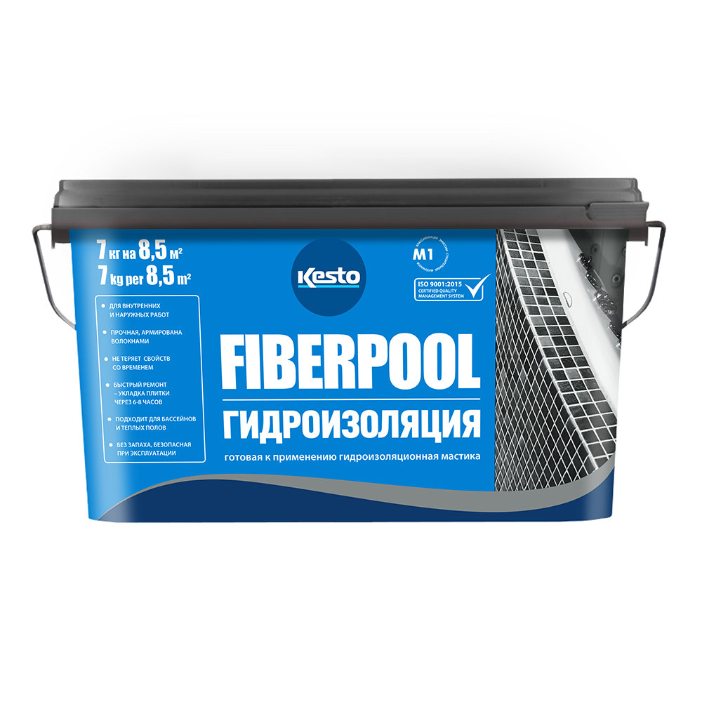 original-36550.jpg Гидроизоляция латексная Kesto Фиберпул 7 кг — изображение 1