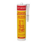 Герметик силикатный для печей и каминов Огнеза 1600 черный 310 мл