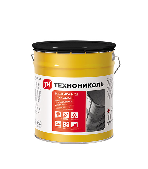 original-36586.jpg Мастика битумная кровельная Технониколь №21 Техномаст 20 кг — изображение 1