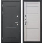 Дверь входная с терморазрывом Ferroni Isoterma левая антик серебро - лиственница бежевая 860х2050 мм