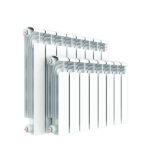 Радиатор алюминиевый Rifar Alum 500 мм 12 секций 1" боковое подключение белый