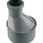 Переходник Ostendorf HTR d110х50 мм пластиковый эксцентрический для внутренней канализации (115720)