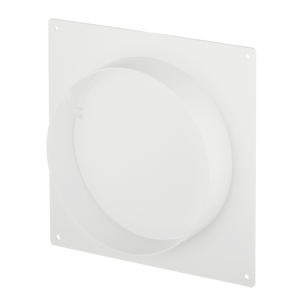 original-36719.jpg Соединитель для круглых воздуховодов ERA с накладной пластиной с обратным клапаном пластиковый d150 мм — изображение 1