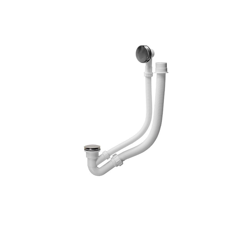 original-3679.jpg Сифон для ванны McAlpine 1 1/2х50 мм регулируемый полуавтомат с выпуском d70 мм клик-клак с переливом с соединением 50 мм (MRB4CB) — изображение 1