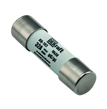 original-36874.jpg Вставка плавкая цилиндрическая Dekraft ПЦ-102 10х38 мм 500-600 В (21364DEK) — изображение 1