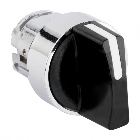 original-36911.jpg Кнопка 45 градусов EKF PROxima ХB4 на 2 положения 660 В IP54 с фиксацией без подсветки с короткой ручкой черная (XB4BD2F) — изображение 1