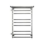 Полотенцесушитель водяной Indigo Brace 800х500 мм лесенка с боковым подключением 600 мм слева с полкой хром