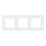Рамка Simon 24 Harmonie трехместная белая (2400630-030)