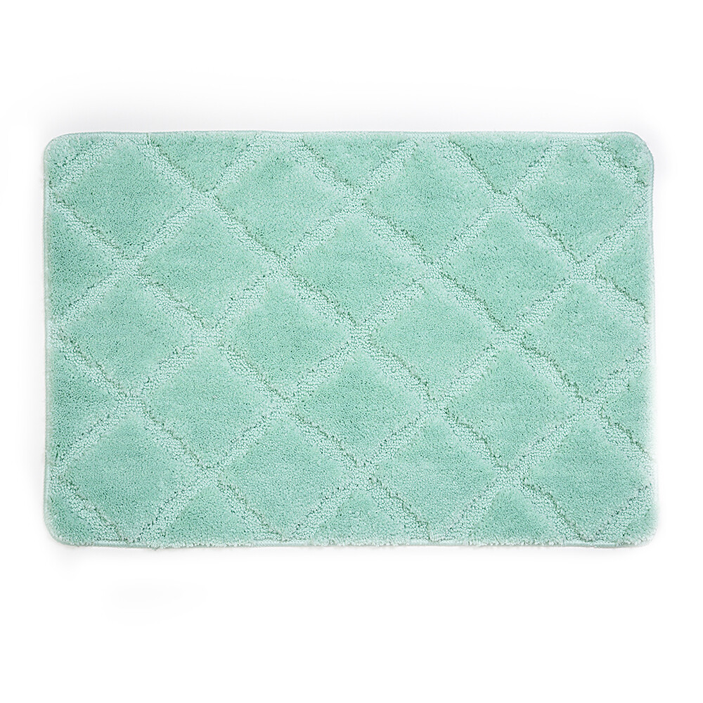 original-3703.jpg Коврик для ванной зеленый 90х60 см WasserKraft Lippe (BM-6516) — изображение 1