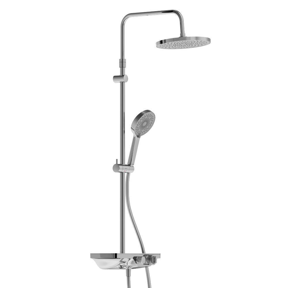 original-37093.jpg Душевая система Damixa Apollo с верхним душем с лейкой со смесителем хром (947760000) — изображение 1