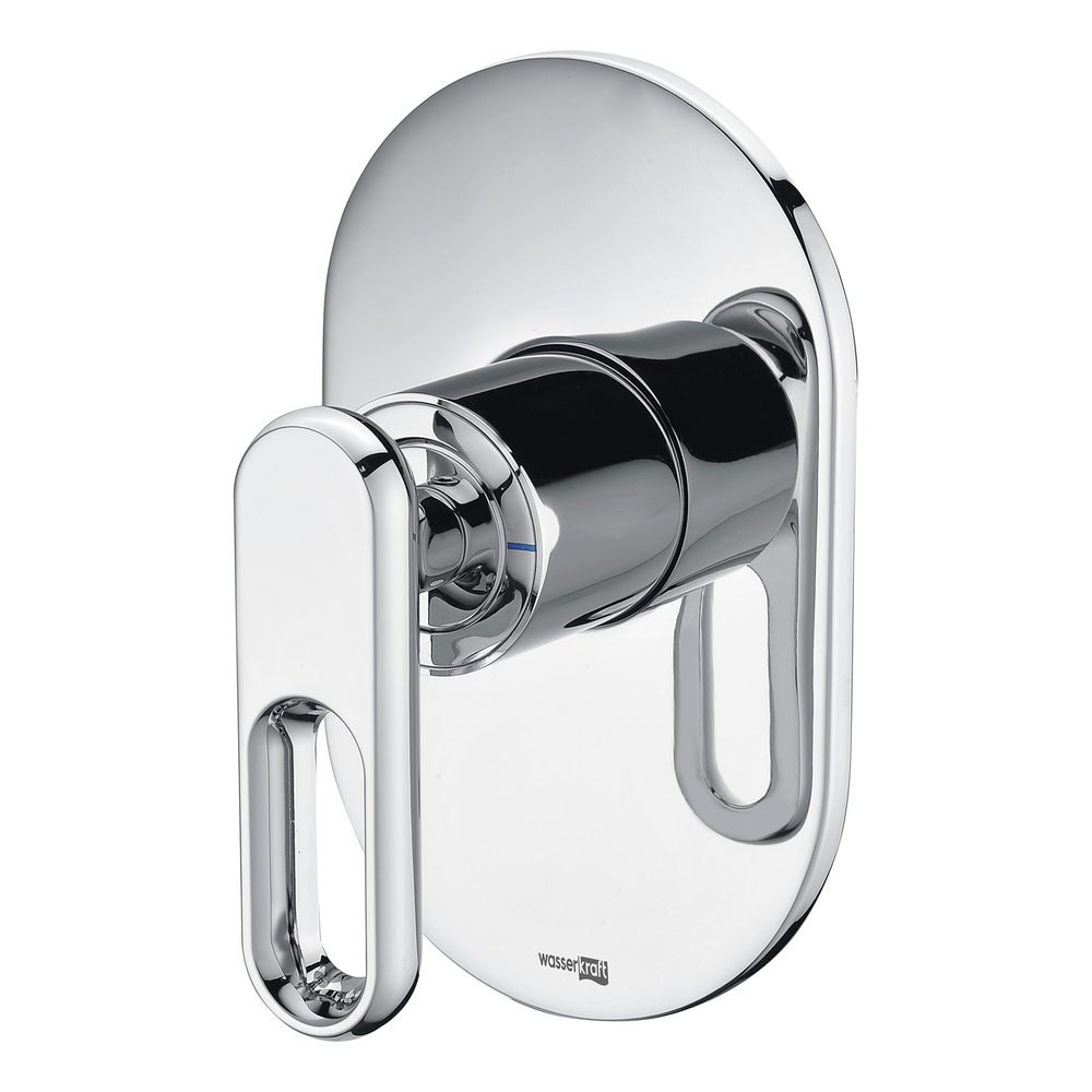 original-3711.jpg Смеситель для душа встраиваемый WasserKraft Kammel однорычажный хром (1851) — изображение 1