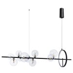 Люстра светодиодная подвесная Arte Lamp Saturn 65 Вт 4000К 12 кв.м (A7790SP-50BK)