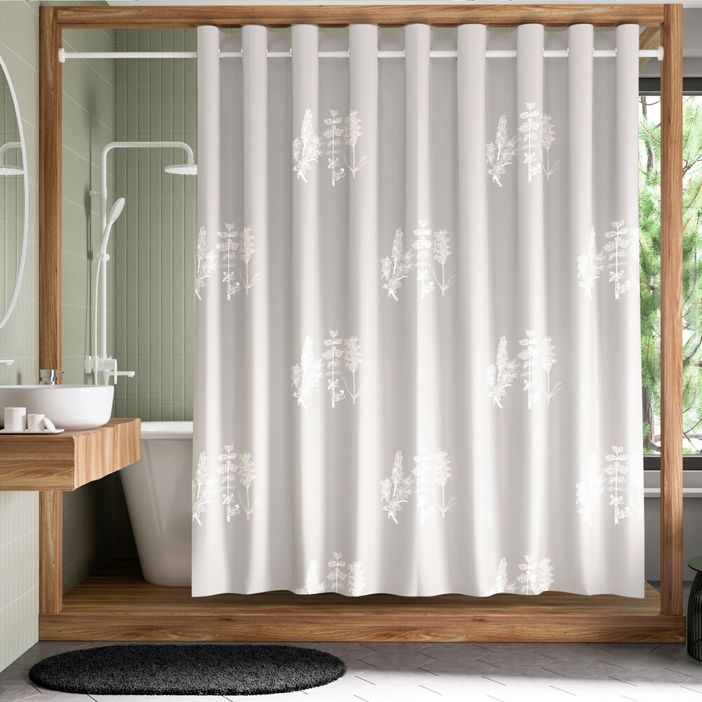 original-37295.jpg Штора для ванны WasserKraft Ohre 2000х2000 мм полиэстер серая (SC-37701) — изображение 1