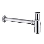 Сифон для раковины Abber 1 1/4х32 мм без выпуска с соединением 32 мм хром (AF0032)