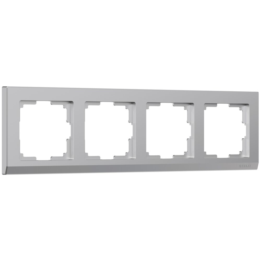 original-37328.jpg Рамка Werkel Stark четырехместная серебряная (a050912) — изображение 1