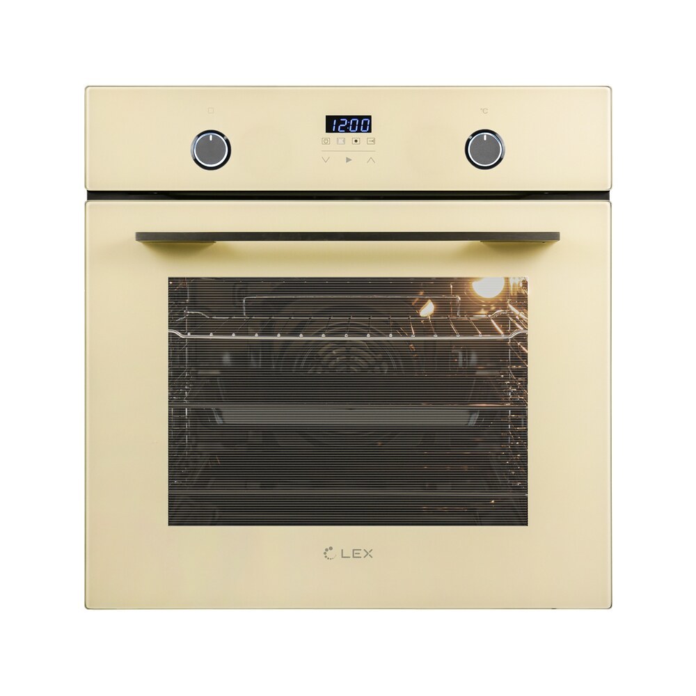 original-37387.jpg Духовой шкаф электрический встраиваемый Lex EDP 092 595 мм кремовый (CHAO000323) — изображение 1