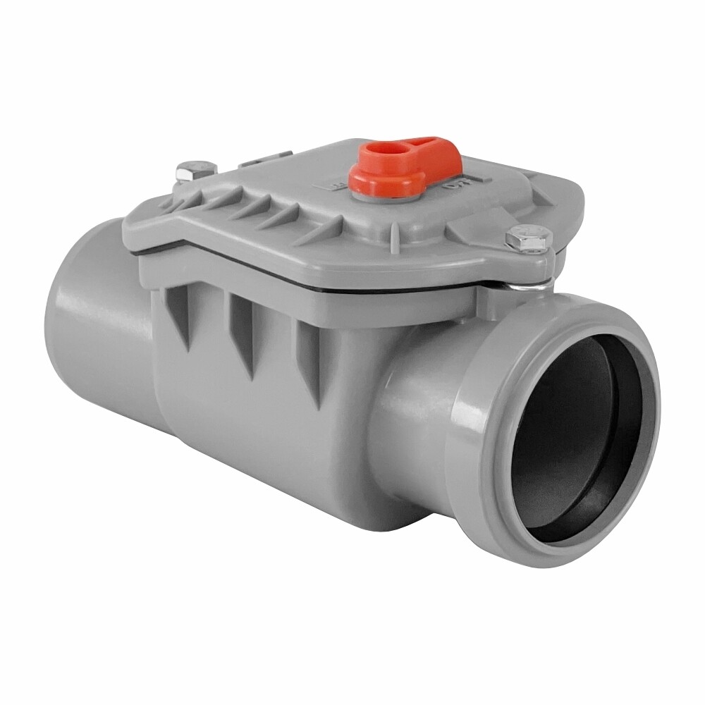 original-37393.jpg Клапан обратный Valfex d50 мм пластиковый для внутренней канализации (26100050) — изображение 1