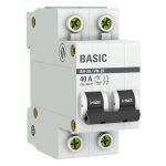 Выключатель нагрузки EKF Basic ВН-29 2Р 40А 230 В на DIN-рейку (SL29-2-40-bas)