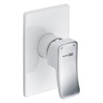 Смеситель для душа встраиваемый WasserKraft Aller однорычажный белый/хром (10651W)