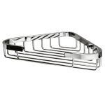 Полка для ванной WasserKraft угловая 130х203х35 мм металл хром (K-733)