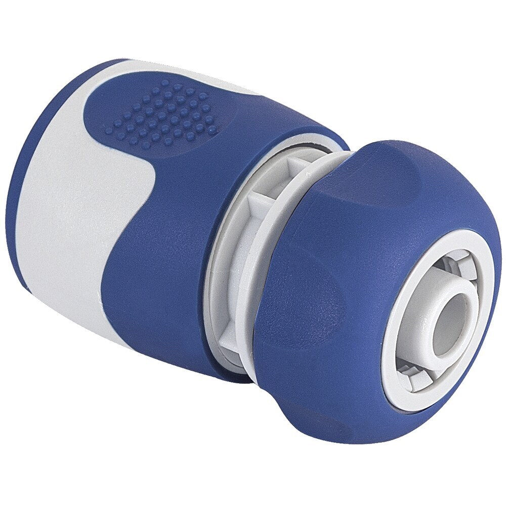 original-37572.jpg Соединитель 1/2 для подключения шланга с насадками Green Apple полипропиленовый (Б0003116) — изображение 1