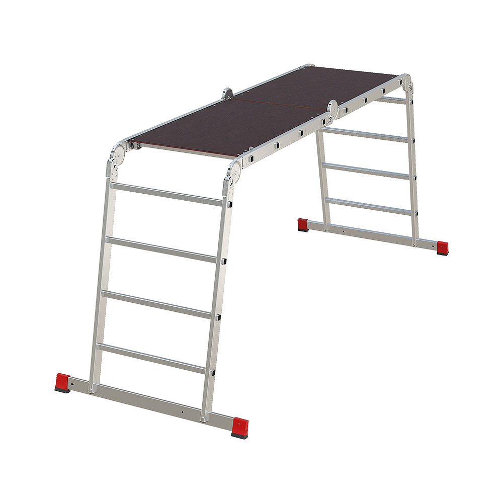 original-3802.jpg Лестница алюминиевая трансформер четырехсекционная 4 ступени Новая высота NV3332 профессиональная — изображение 1