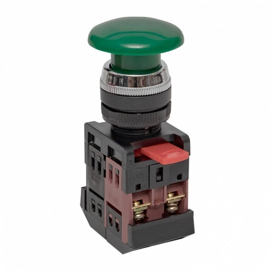 original-3809.jpg Кнопка грибок EKF PROxima AEA-22 230 В 1NO+1NC IP40 без фиксации без подсветки зеленая (pbn-aea-g) — изображение 1