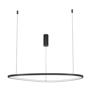 Светильник светодиодный подвесной Maytoni Glint 3000К 36 Вт 15 кв.м черный IP20 (MOD072PL-L36B3K)