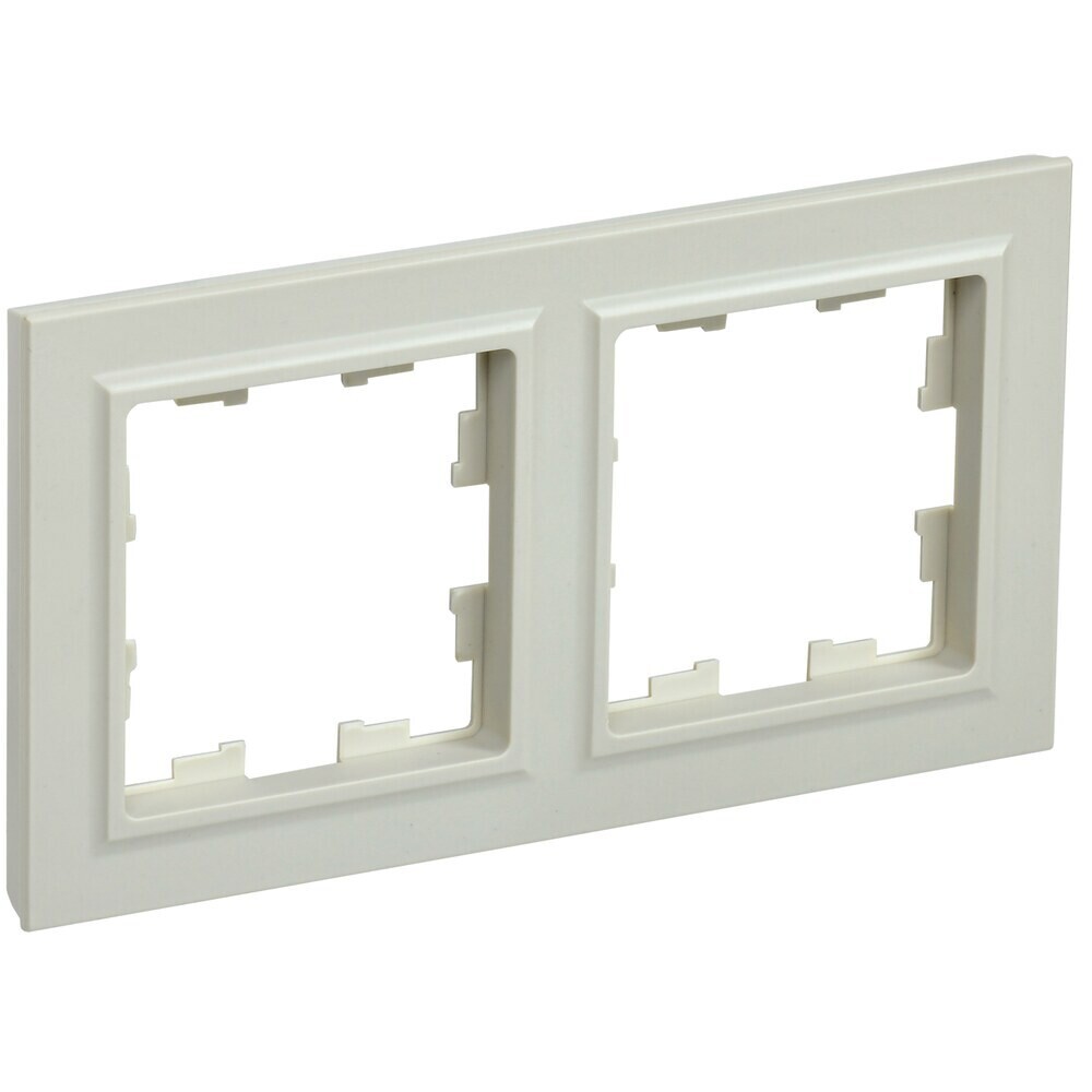 original-3977.jpg Рамка IEK Brite РУ-2-БрКр двухместная бежевая (BR-M22-K10) — изображение 1