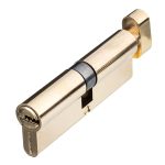 Цилиндр Palladium C BK PB 90 45х45 мм ключ/вертушка латунь