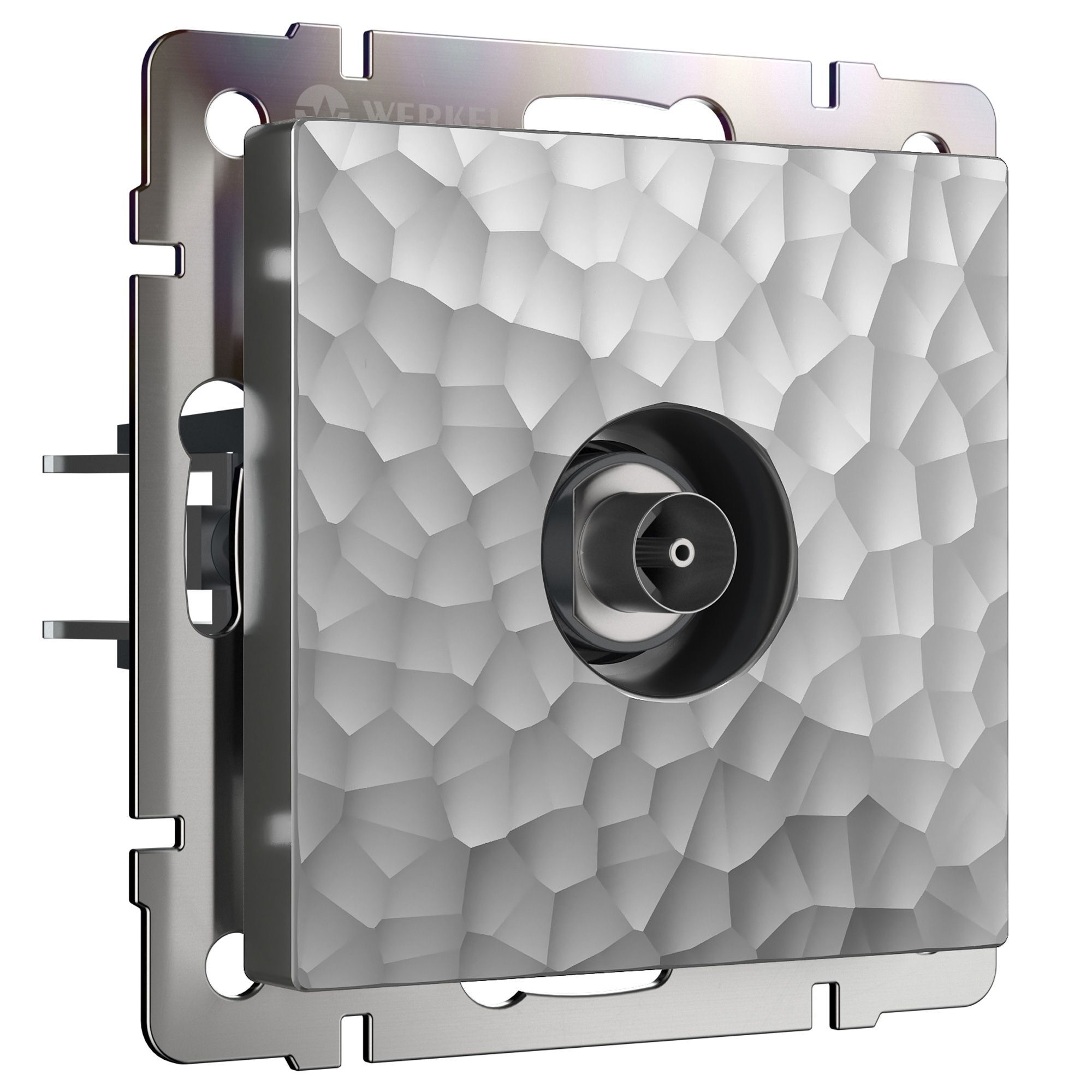 original-4158.jpg Розетка телевизионная Werkel встраиваемая серебряная (a052091) — изображение 1