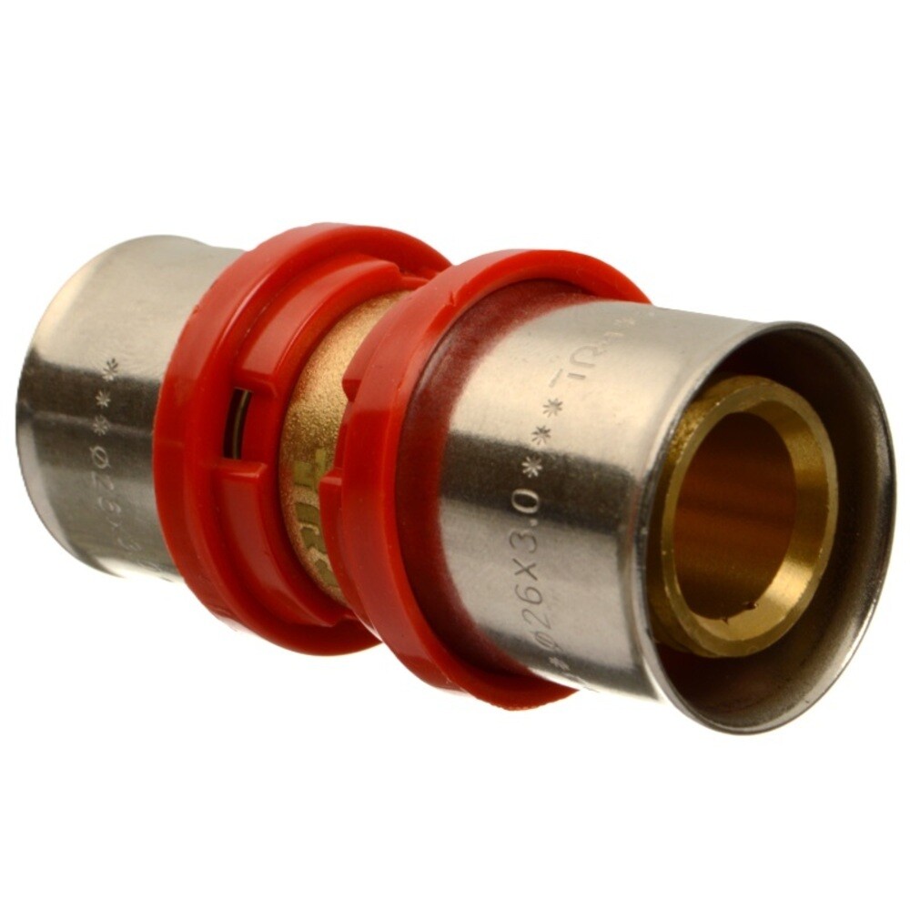 original-429.jpg Соединитель прямой Terma (47007) 26(пресс) х 26(пресс) — изображение 1