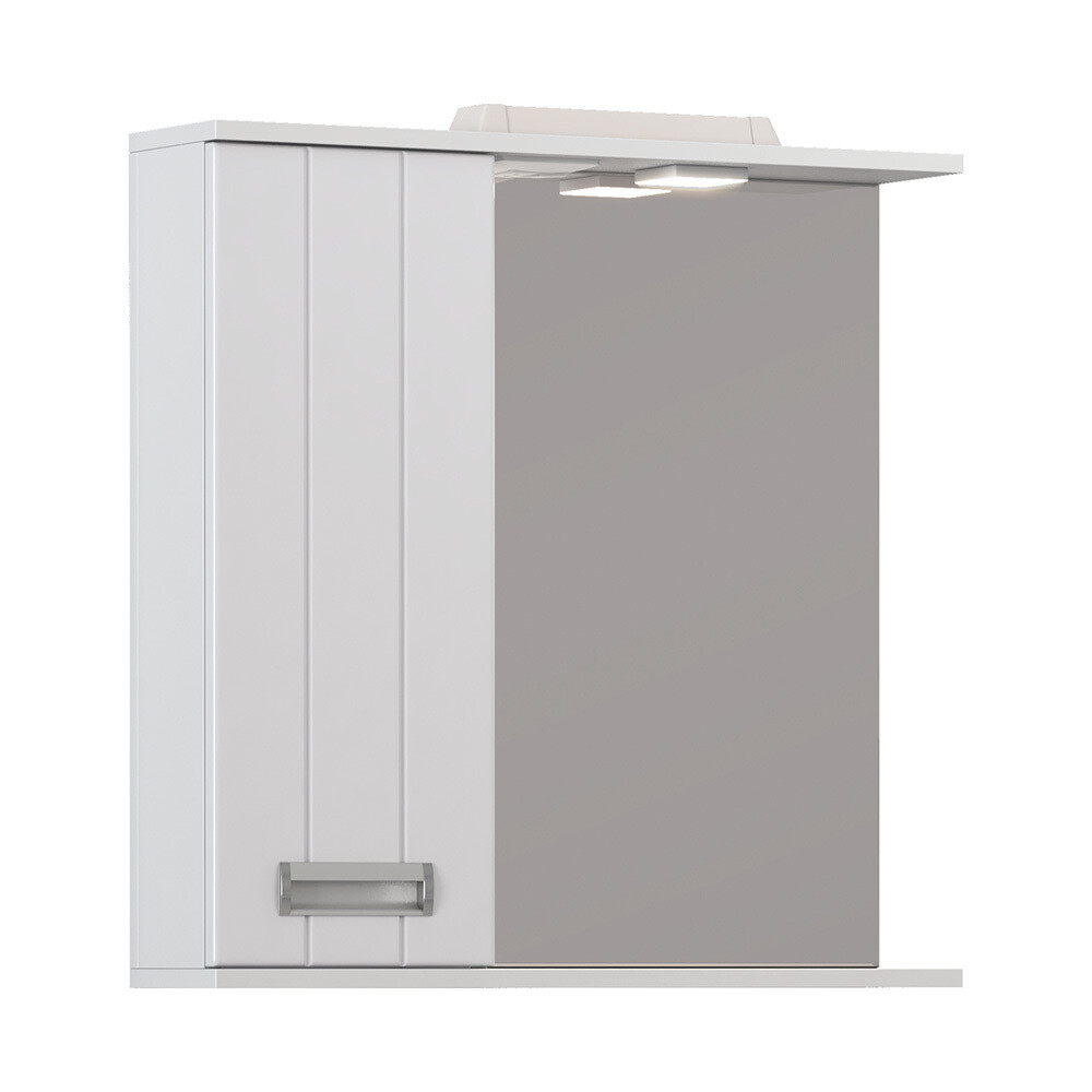 original-4309.jpg Зеркальный шкаф Vigo Diana 70х70х15 см с подсветкой белый — изображение 1