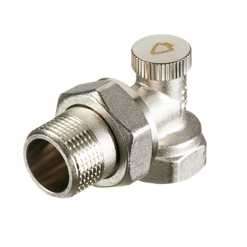 original-4329.jpg Клапан запорный угловой Arrowhead Element 3/4 НР(ш) х 3/4 ВР(г) для радиатора (215133) — изображение 1