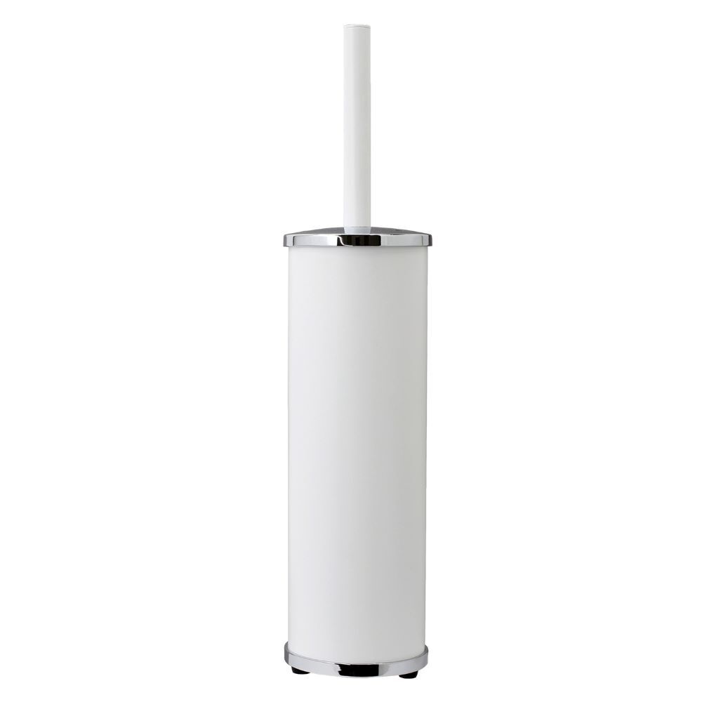 original-4372.jpg Ершик для унитаза WasserKraft напольный металл/пластик хром/белый (K-1027W) — изображение 1