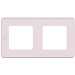 Рамка Legrand Inspiria двухместная розовая (673944)
