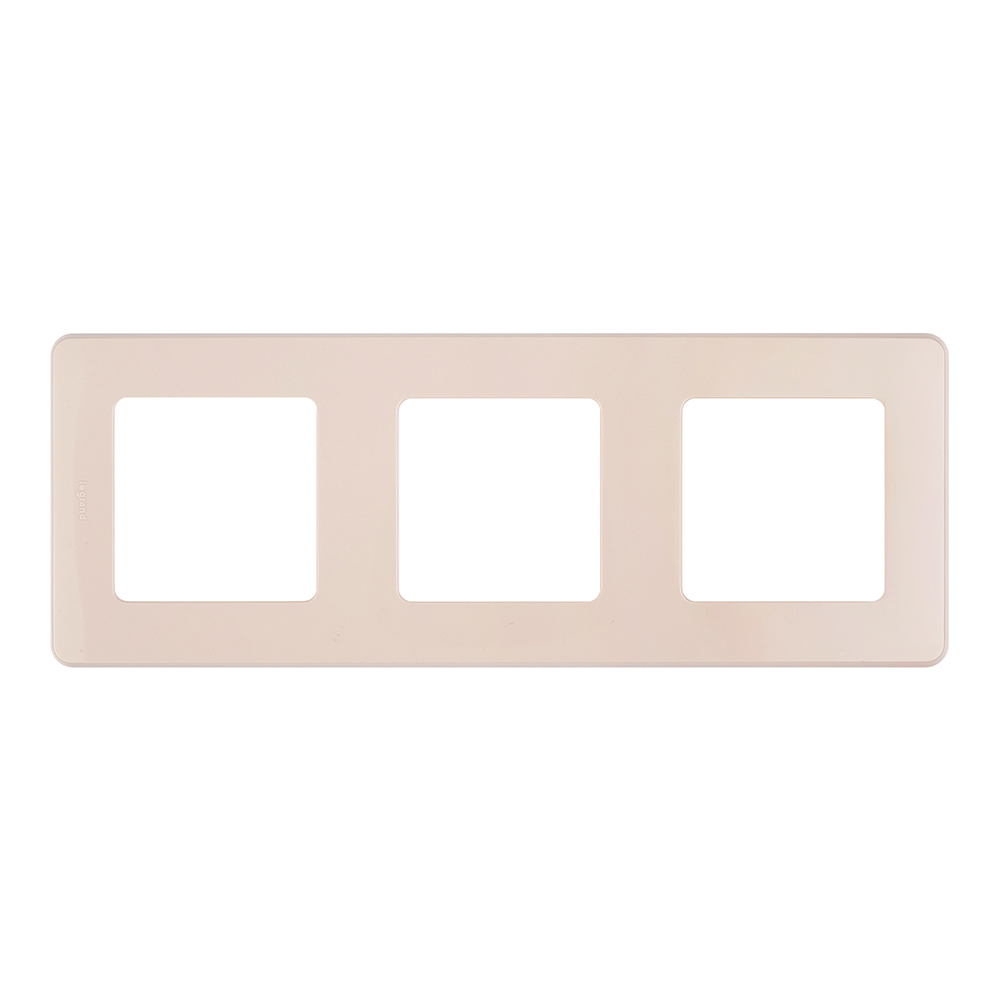 original-4428.jpg Рамка Legrand Inspiria трехместная розовая (673954) — изображение 1