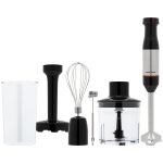 Блендер погружной Krona Stabmixer 5в1 1200 Вт 0,5 л черный/серебристый