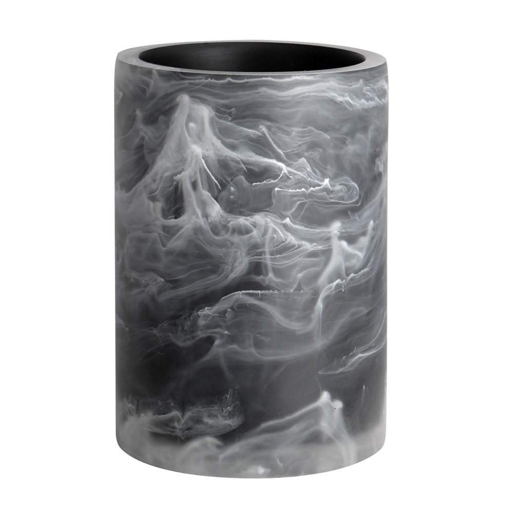 original-4494.jpg Стакан для ванной WasserKraft Neime настольный полирезин черный/белый (K-1928) — изображение 1