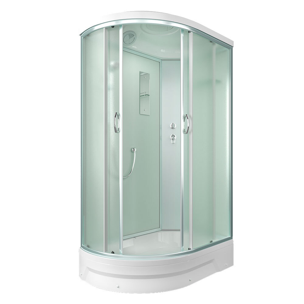 original-4504.jpg Душевая кабина Erlit 120х80х226 см стекло матовое 4 мм с средним поддоном асимметрия правая — изображение 1