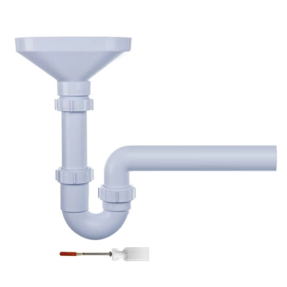 original-4505.jpg Сифон для мойки McAlpine 1 1/2х40 мм с выпуском d170 мм с соединением 40 мм (HC740FUN) — изображение 1