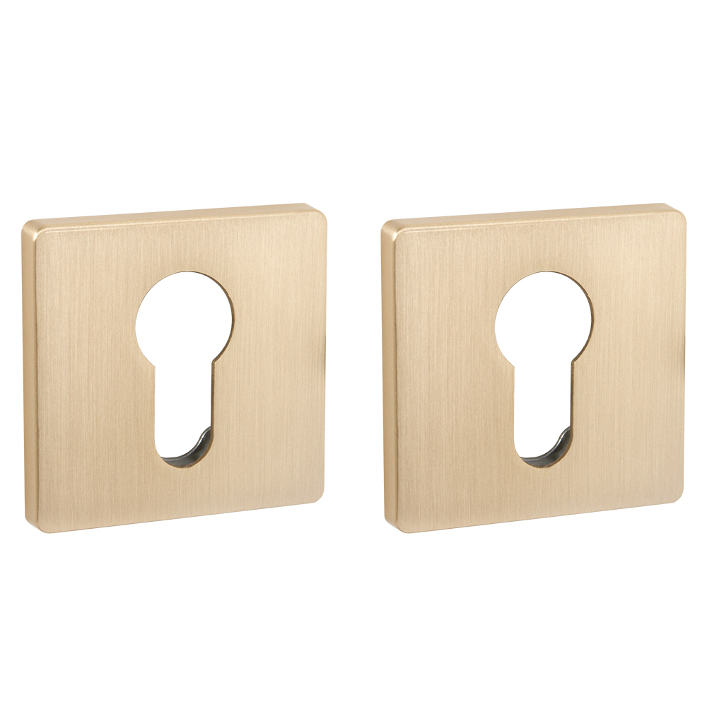 original-4512.jpg Ключевина Fuaro SSG-39 квадратная розетка сатинированное золото (45843) — изображение 1