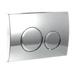 Клавиша смыва для инсталляций Geberit Delta 20 хром глянцевый (115.127.21.1)