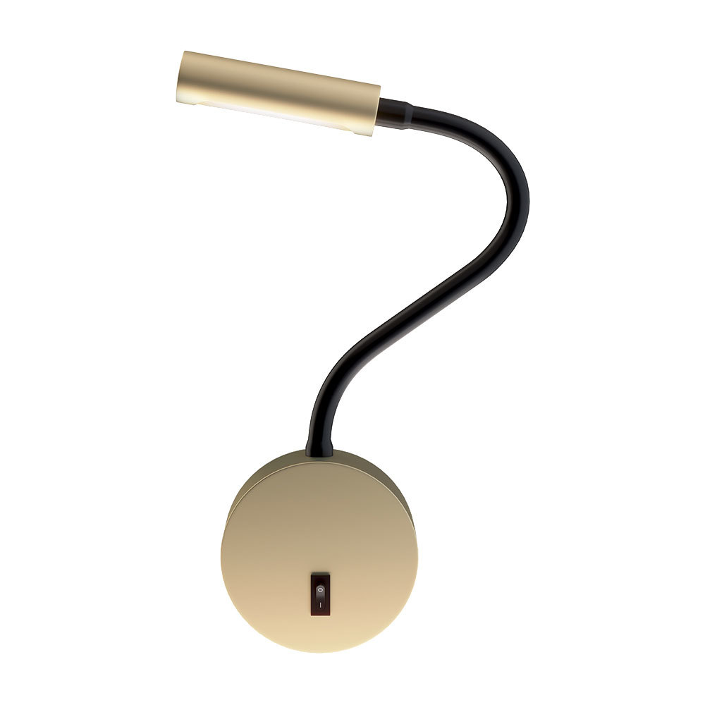 original-4533.jpg Бра Freya Stem светодиодное 3 Вт 220-240 В матовое золото 3000К IP20 (C035WL-L3MG3K) — изображение 1