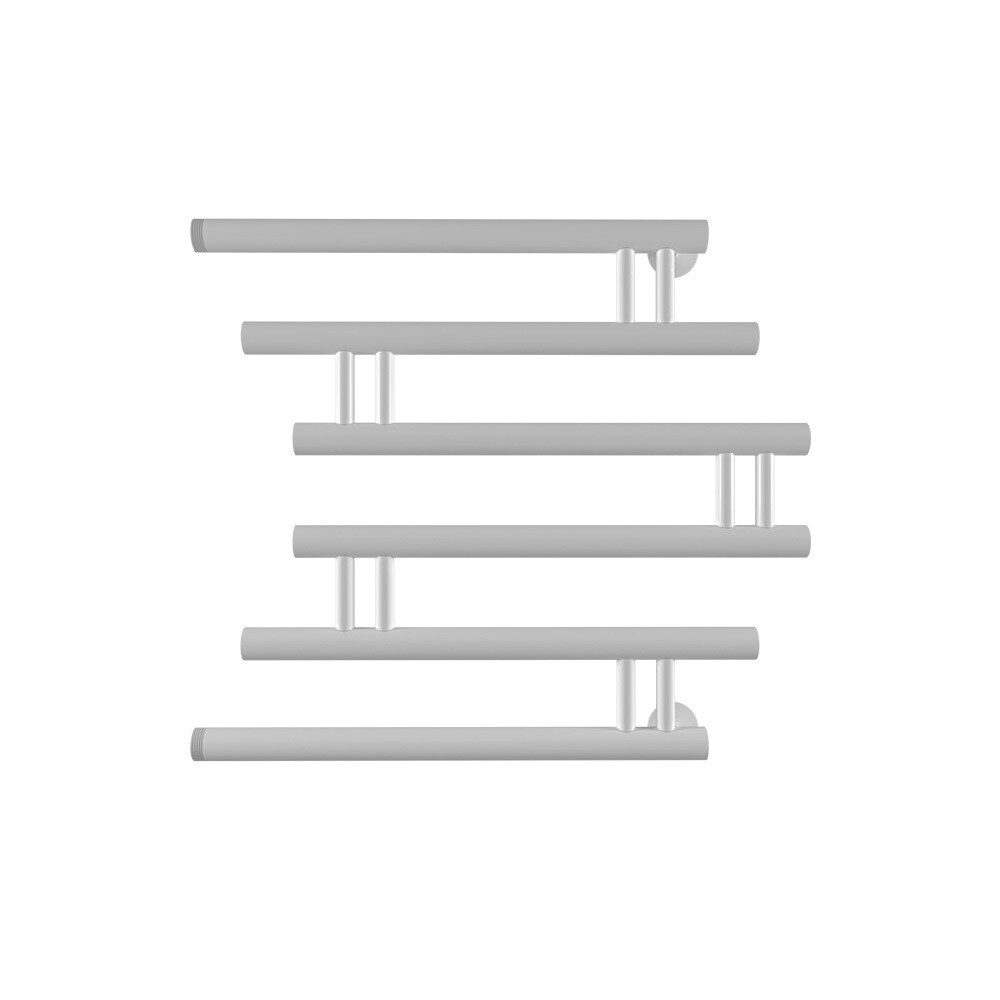 original-457.jpg Полотенцесушитель водяной Indigo Zip 600х600 мм фокстрот с боковым подключением 500 мм белый — изображение 1