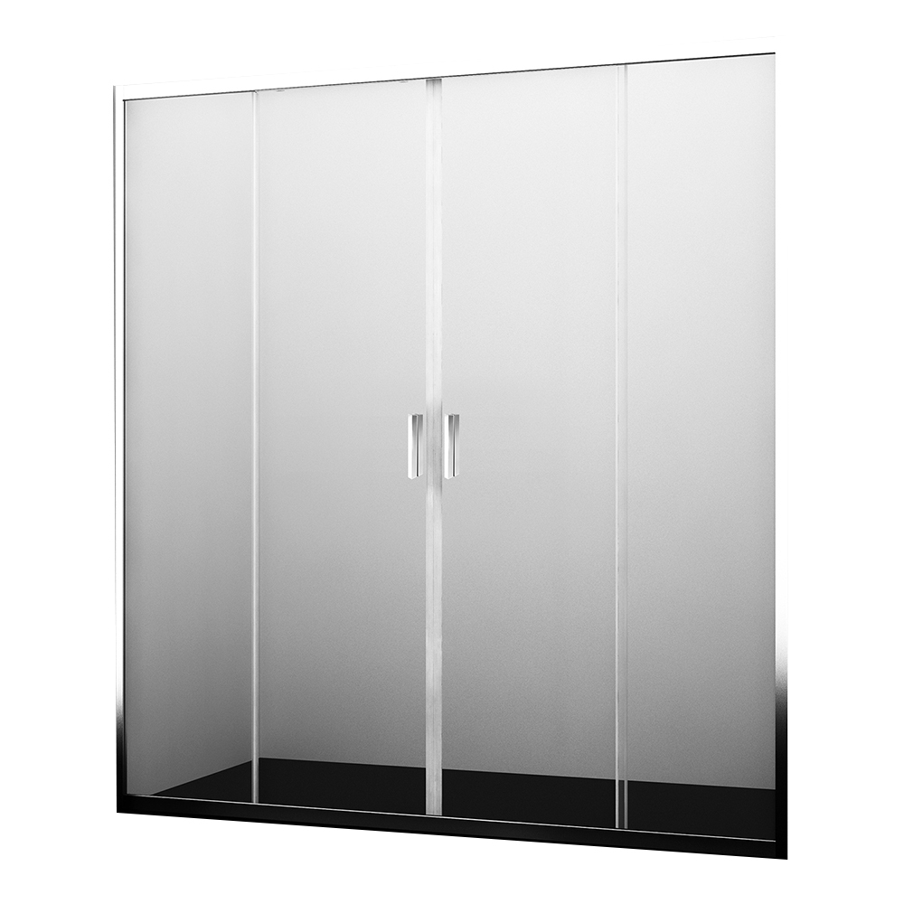 original-473.jpg Душевая дверь WasserKraft Lippe 45S стекло прозрачное 170х190 см профиль хром 6 мм раздвижная (45S09) — изображение 1