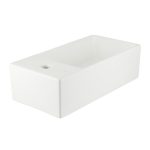 Раковина Corsa Deco WX200 47 см накладная с полочкой белая (ABWX3-47R)