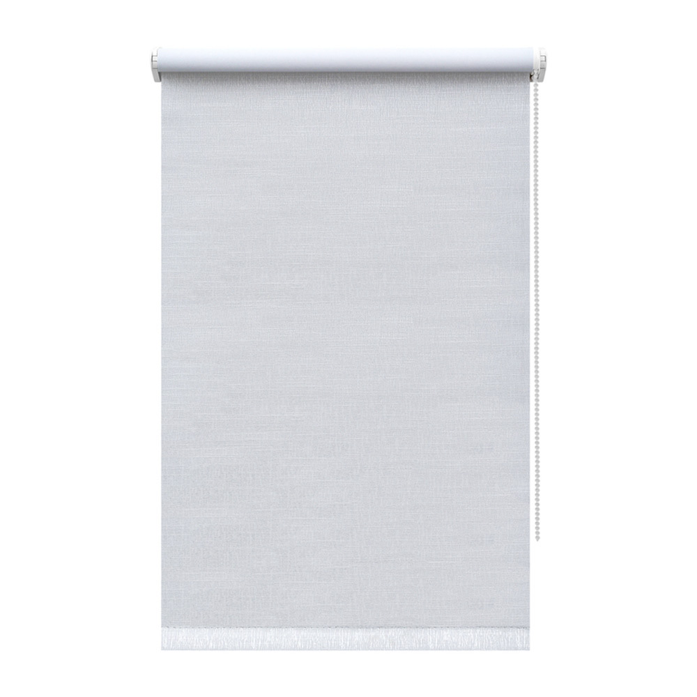 original-4772.jpg Рулонная штора блэкаут 120х160 см Decofest Каролина белая — изображение 1