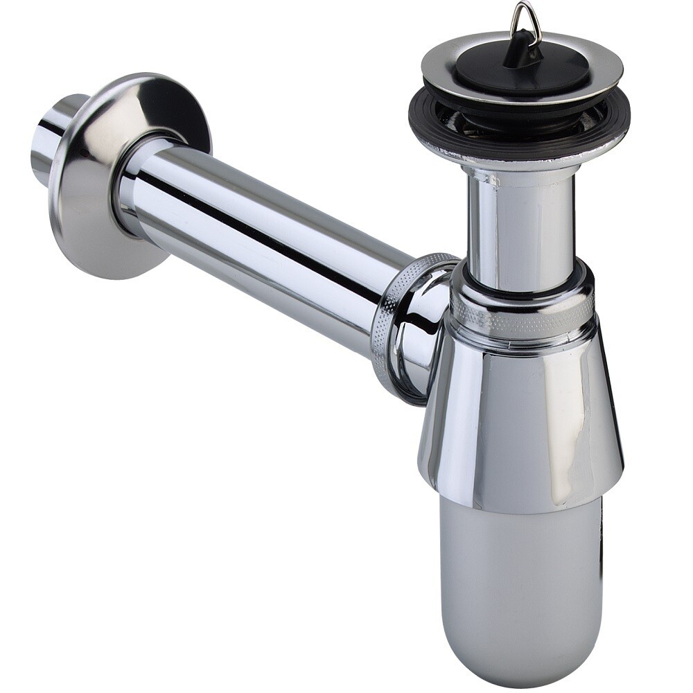 original-4827.jpg Сифон для раковины Viega 1 1/4х32 мм с выпуском d60 мм с соединением 32 мм хром (102845) — изображение 1