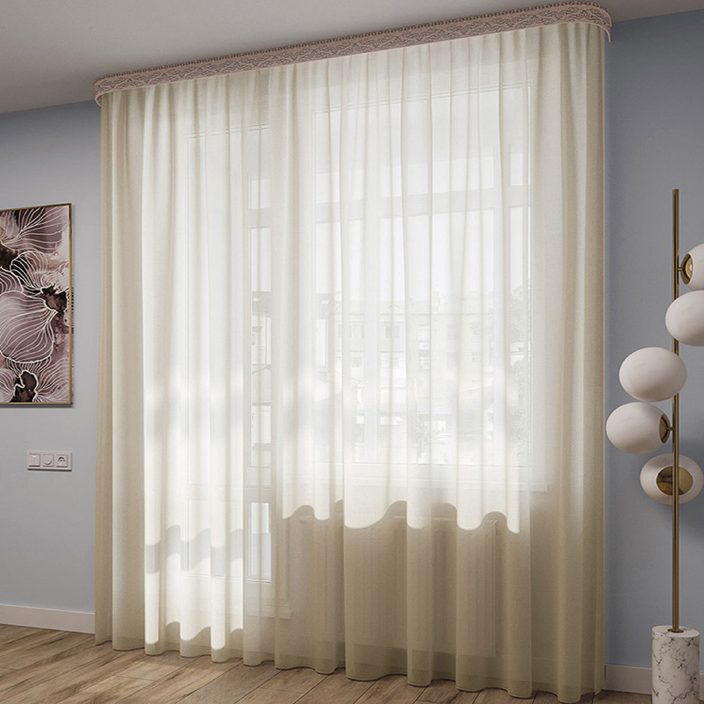 original-4832.jpg Тюль вуаль молочный 500х260 см Legrand с утяжелителем (58091923) — изображение 1